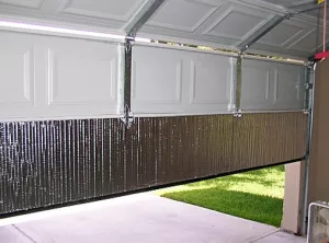 Insulated garage door